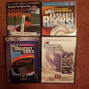 Sports pack-4 DVD's